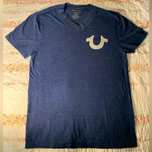 True Religion V-Neck Shirt - Size Medium